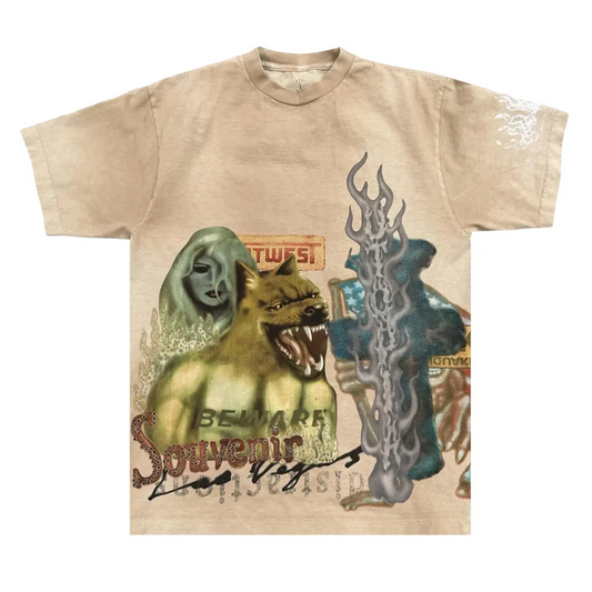 Travis Scott Bazaar Souvenir Tee Brown
