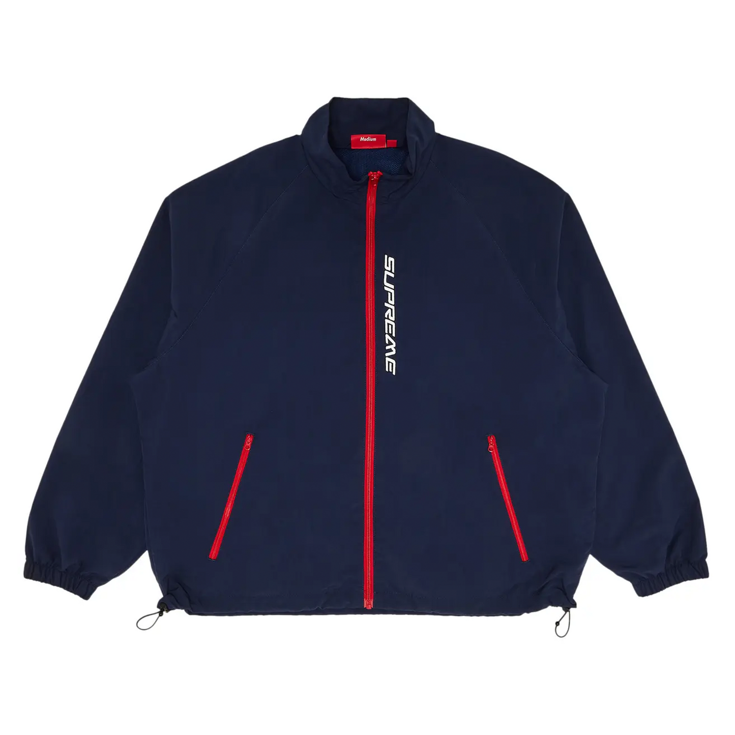 Supreme Contrast Zip Track Jacket 'Navy' [USED] - L (Used)
