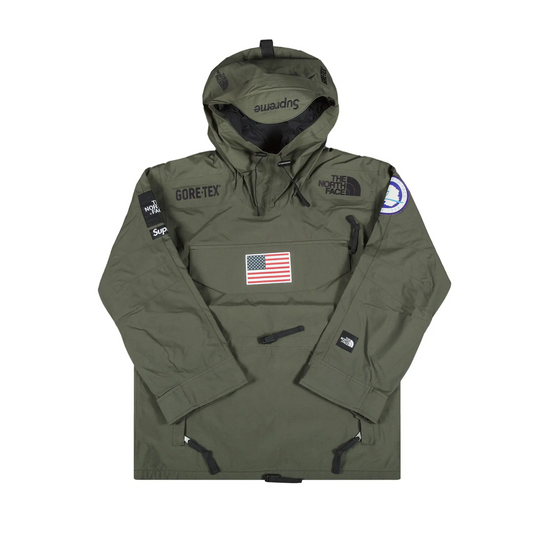 Supreme The North Face Trans Antarctica Expedition Pullover Jacket Olive