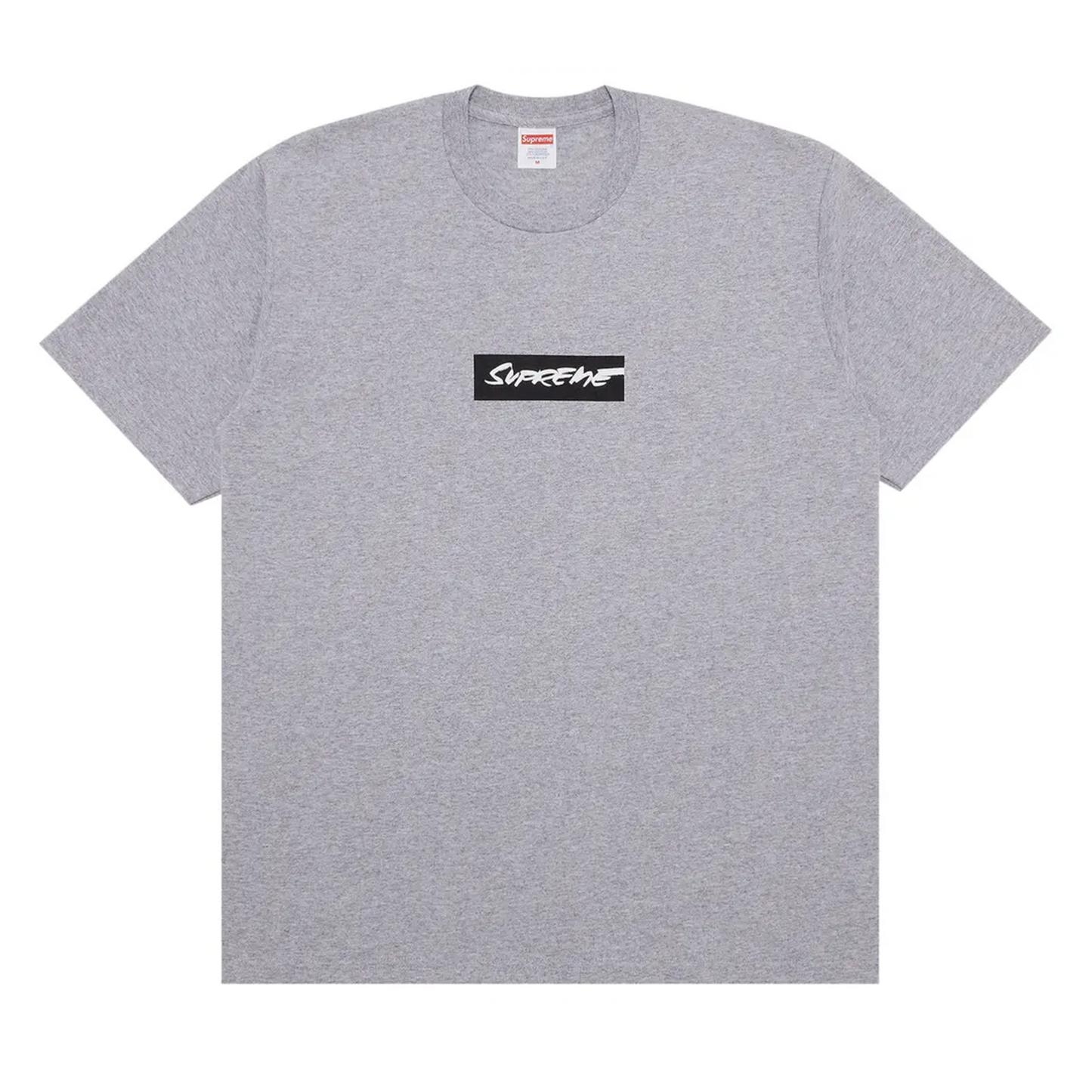 Supreme Futura Box Logo Tee Heather Grey