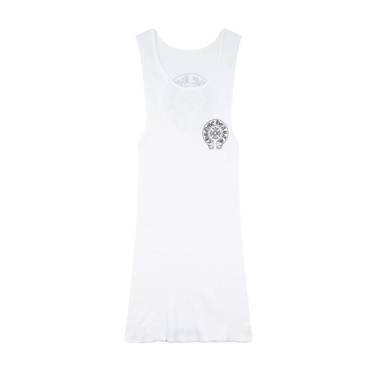 Chrome Hearts Horseshoe Tank Top White
