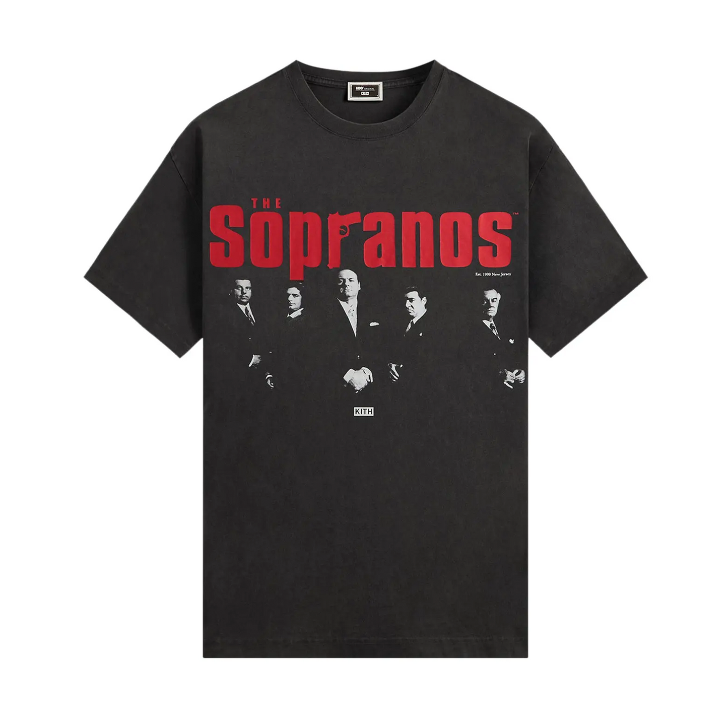 Kith x The Sopranos Est. 1990 Poster Vintage Tee Black