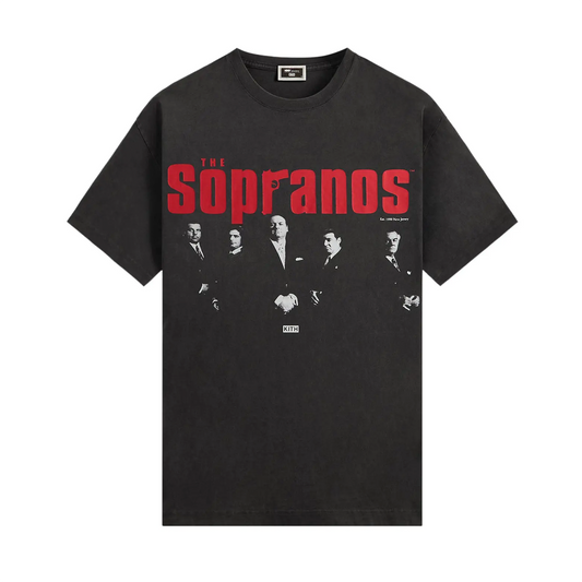 Kith x The Sopranos Est. 1990 Poster Vintage Tee Black