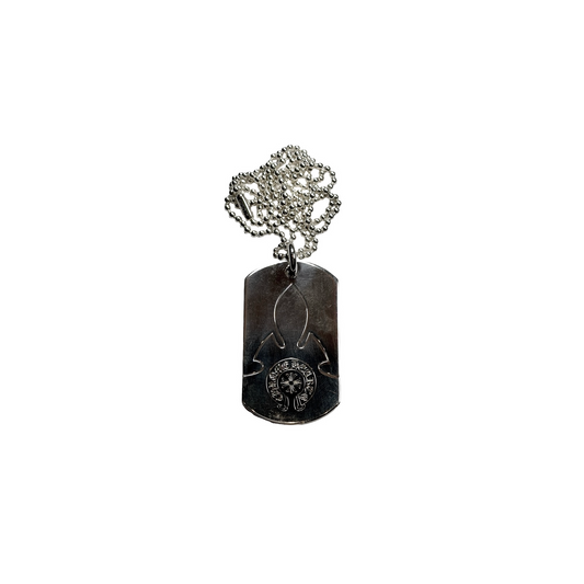 Chrome Hearts One World One Peace Dog Tag Pendant