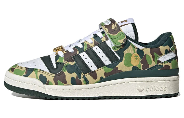ID4771 adidas Forum 84 Low Bape 30th Anniversary Green Camo