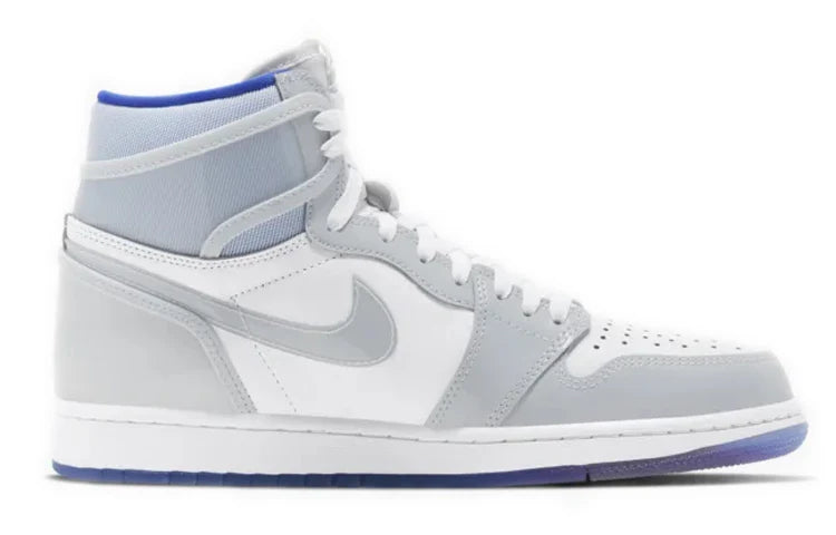 CK6637 104 Air Jordan 1 Retro High Zoom White Racer Blue