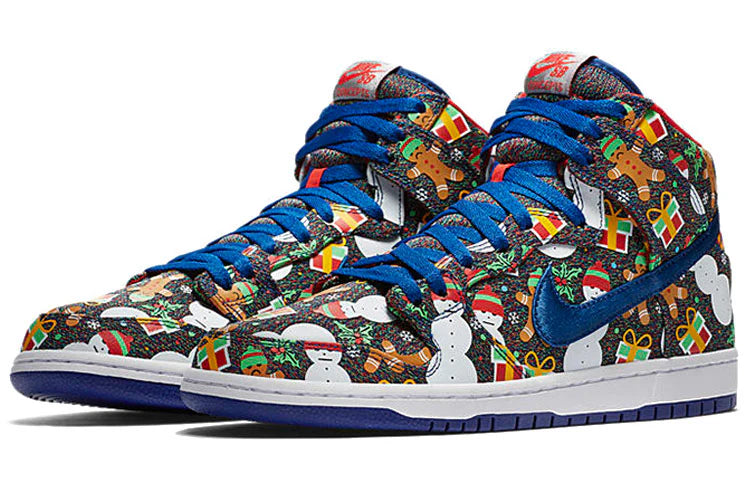 881758 446 Nike SB Dunk High Concepts Ugly Christmas Sweater (2017)