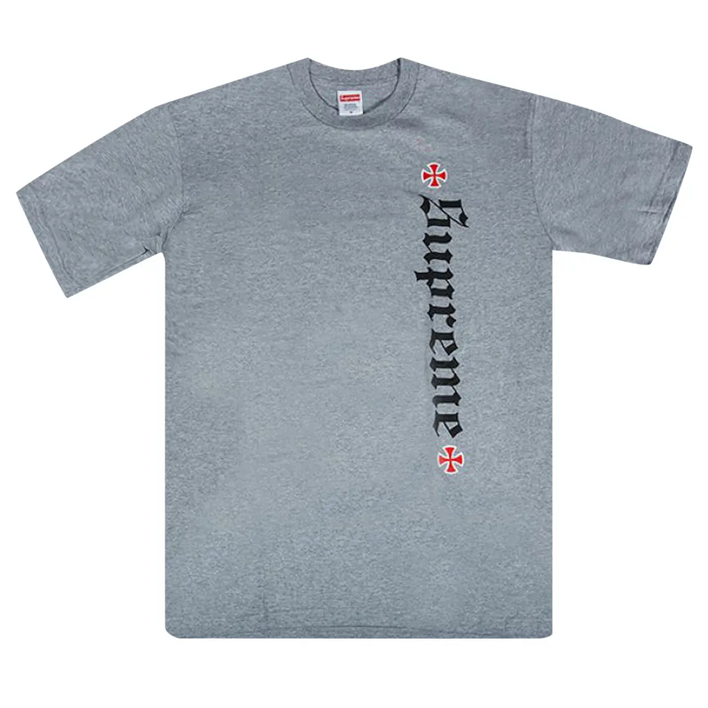 Supreme Independent Old English Tee Heather Grey [USED] - L (Used)