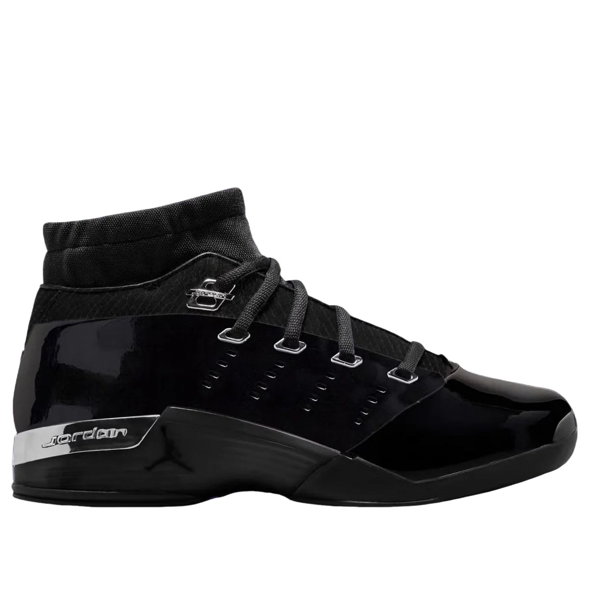 IV7640 001 Air Jordan 17 Low Black Patent