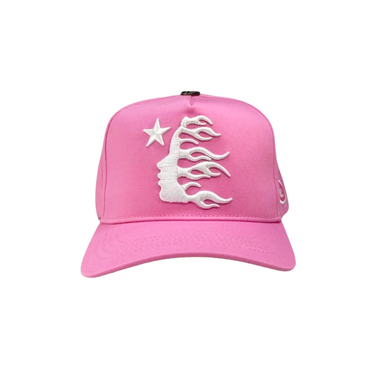 Hellstar OG Logo Snapback Hat Pink