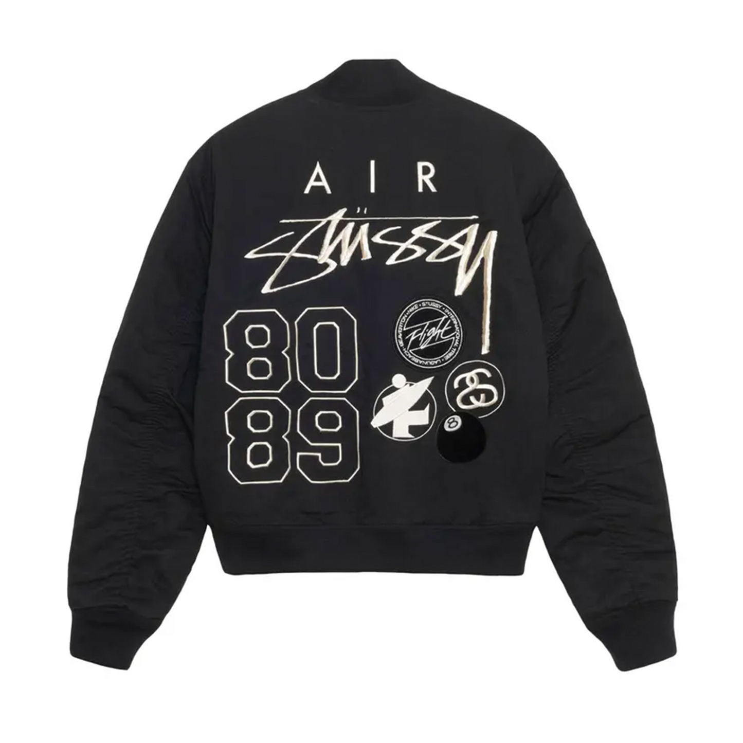 Stussy x Nike Reversible Varsity Jacket 'Black/Sail' [USED] - L (Used)