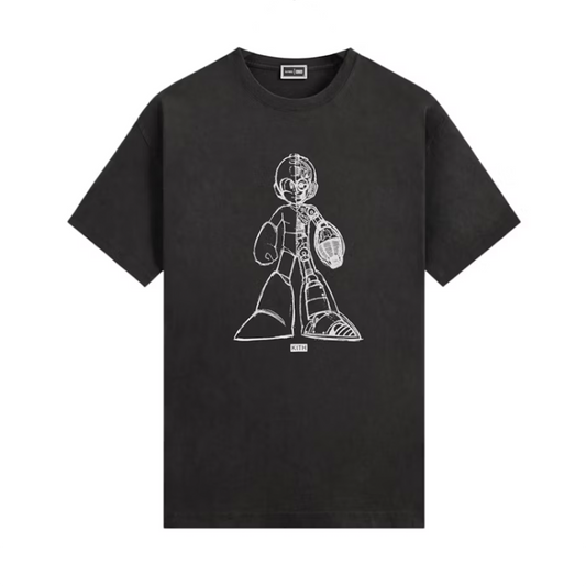 Kith x Capcom Mega Man Sketch Vintage Tee Black