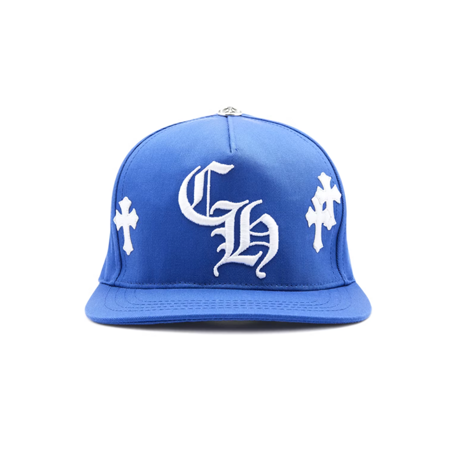 Chrome Hearts Cross Patch Baseball Hat Blue