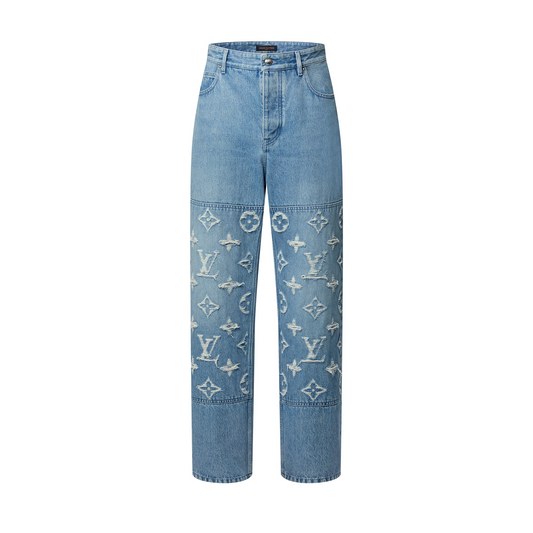 1AGIVD Louis Vuitton Monogram Denim Skate Jeans [USED] - 31 (Used)