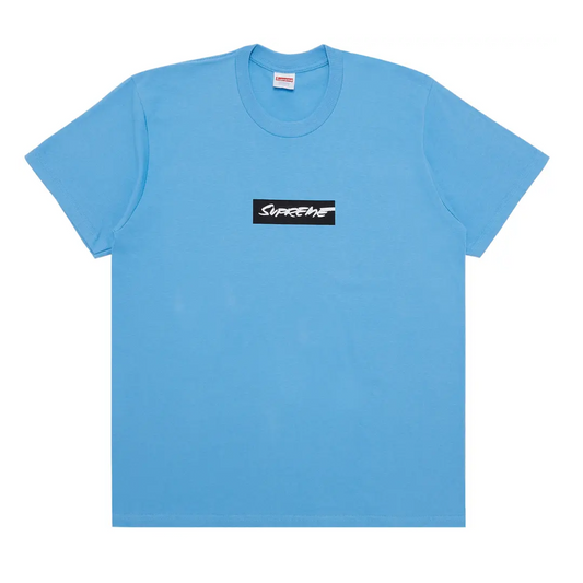 Supreme Futura Box Logo Tee Bright Blue