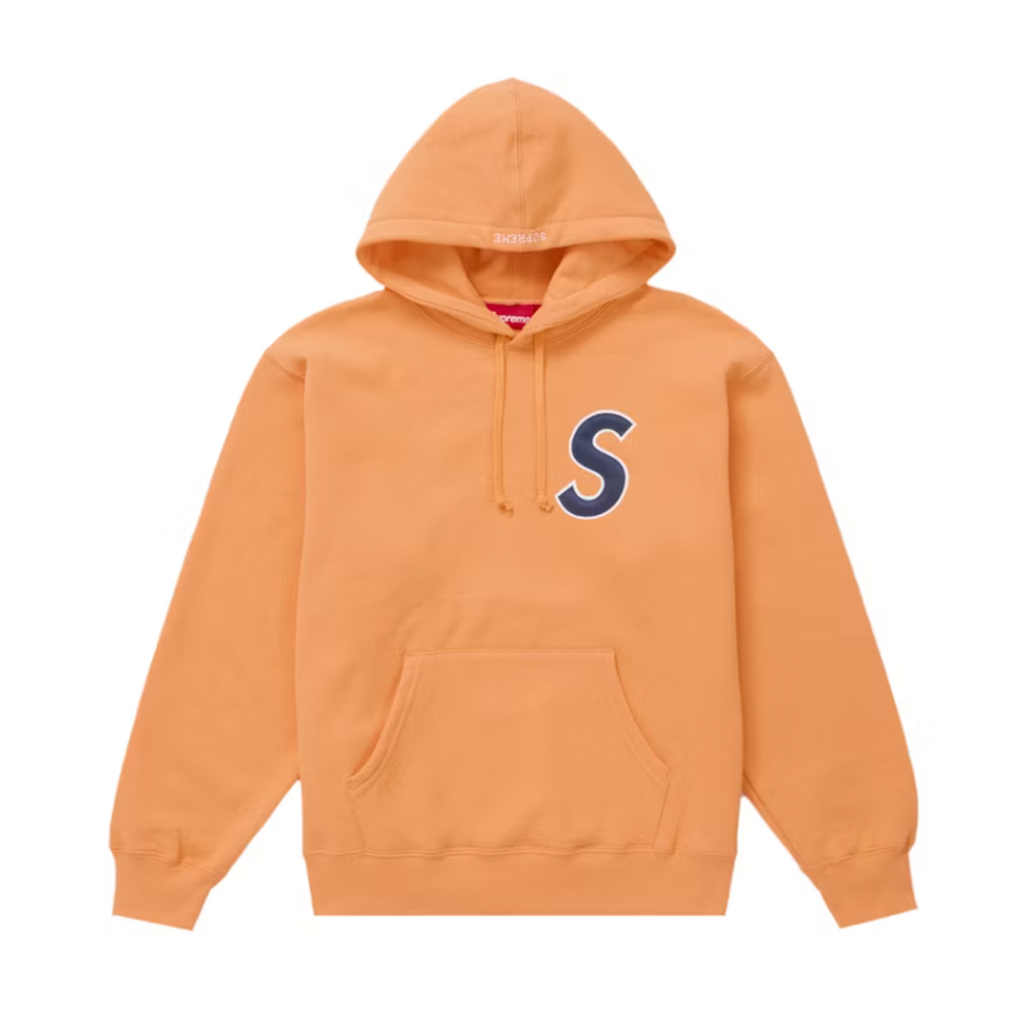 Supreme S Logo Hooded Sweatshirt (SS25) Bright Orange