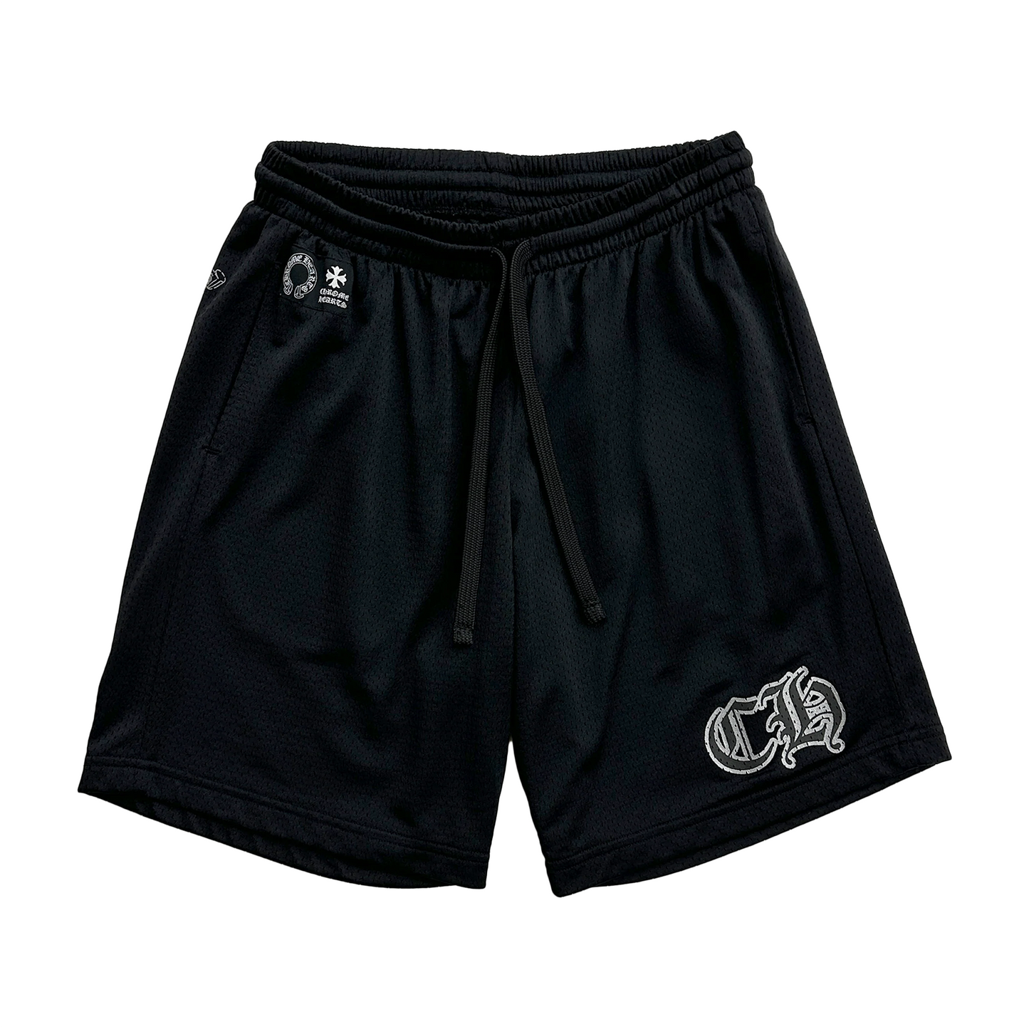 Chrome Hearts Sports Mesh Varsity Shorts Black