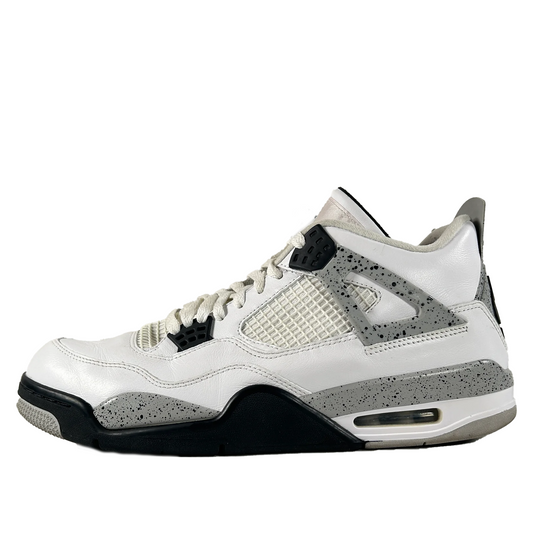 840606 192 Jordan 4 White Cement [USED] - 11.5 M (Used) (No Box)