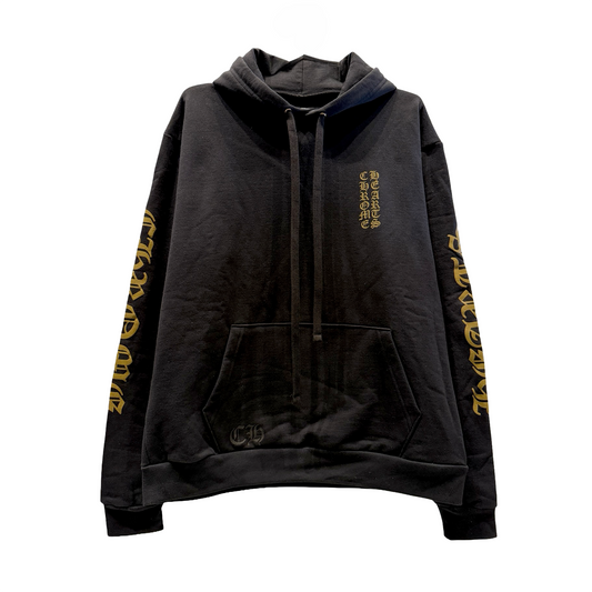 Chrome Hearts Vertical Logo Hoodie Black Army Green