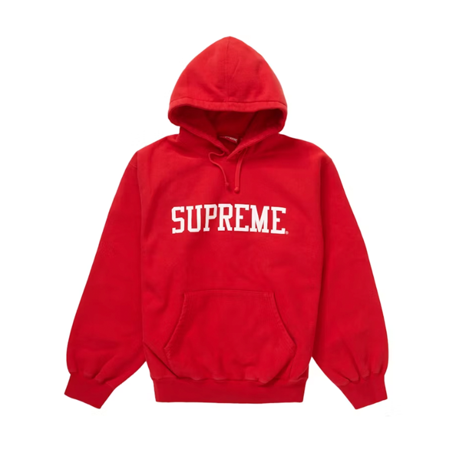 Supreme Varsity Hooded Sweatshirt Red [USED] - M (Used2)