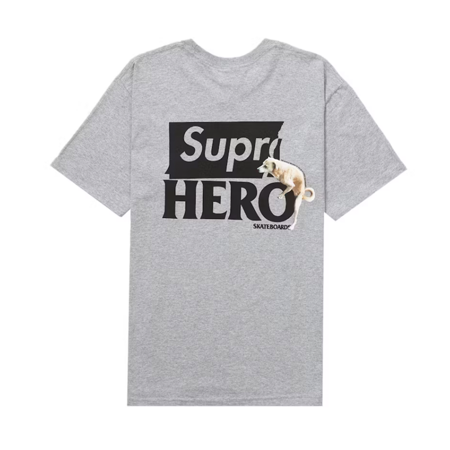 Supreme ANTIHERO Dog Tee Heather Grey [USED] - XXL (Used)