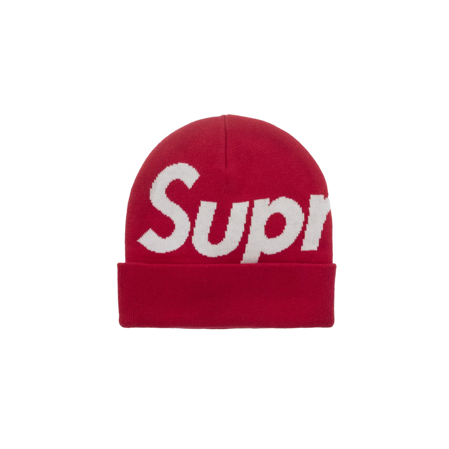 Supreme Big Logo Beanie (FW25) Red