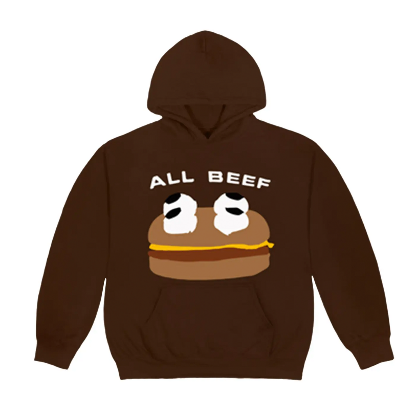 Cactus Plant Flea Market x McDonald's All Beef Hoodie Chocolate [USED] - XXL (Used)