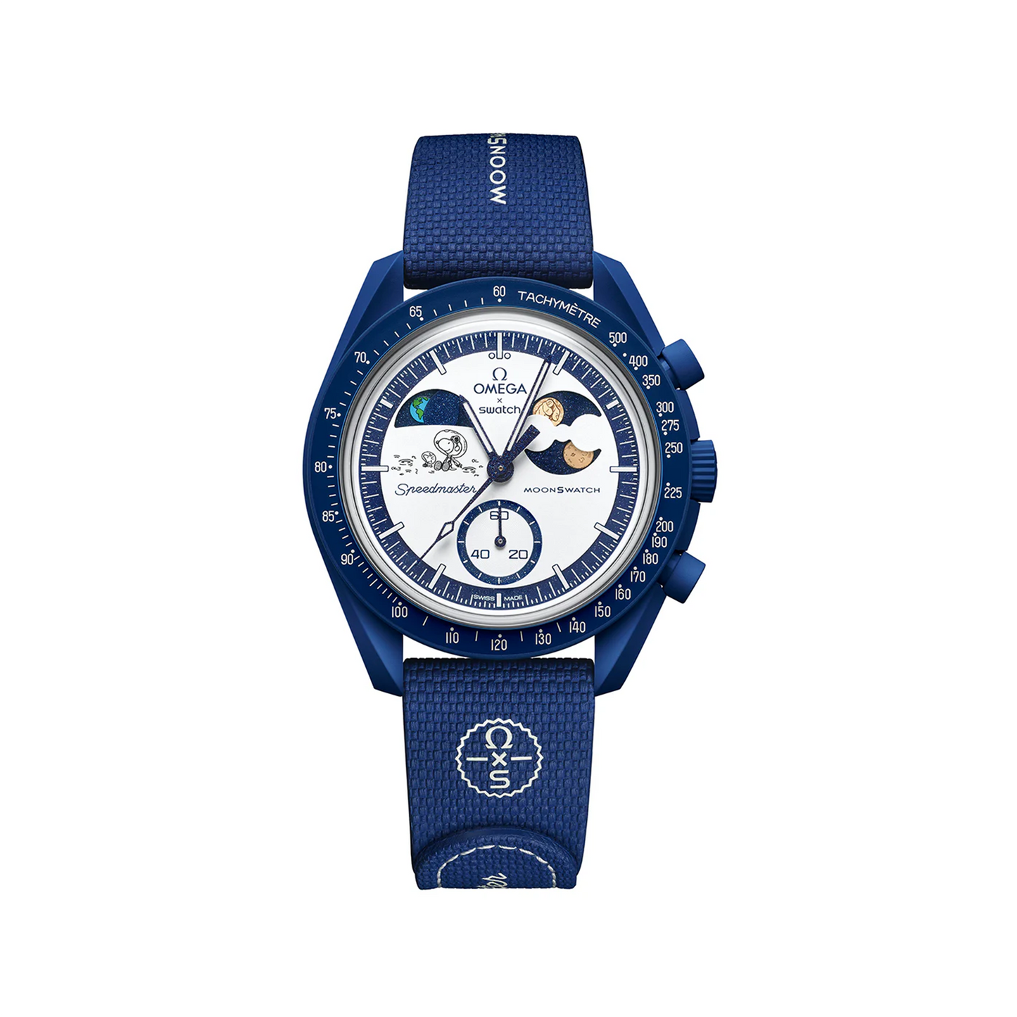 SO33N703L Swatch x Omega Bioceramic Moonswatch Mission To Earthphase Moonshine Snoopy Gold (Hunters Moon)