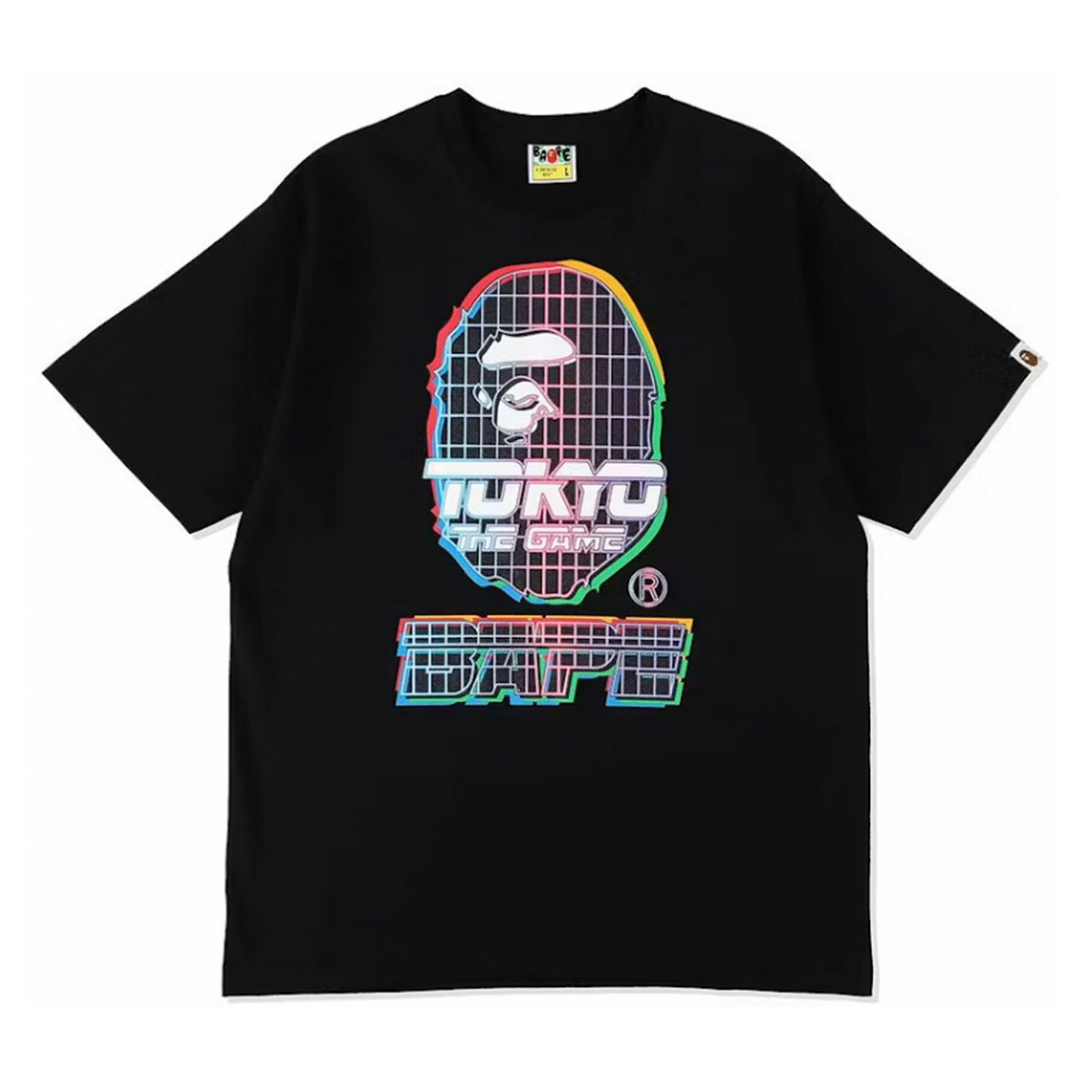 BAPE A Bathing Ape Tokyo #1 Tee Black [USED] - 3XL (Used)