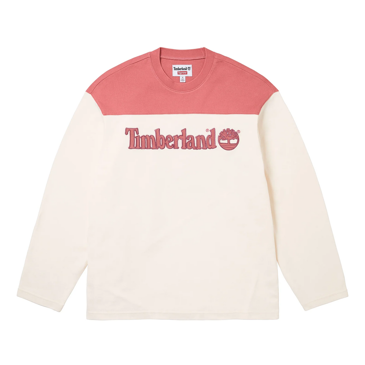 Supreme Timberland L/S Football Top White