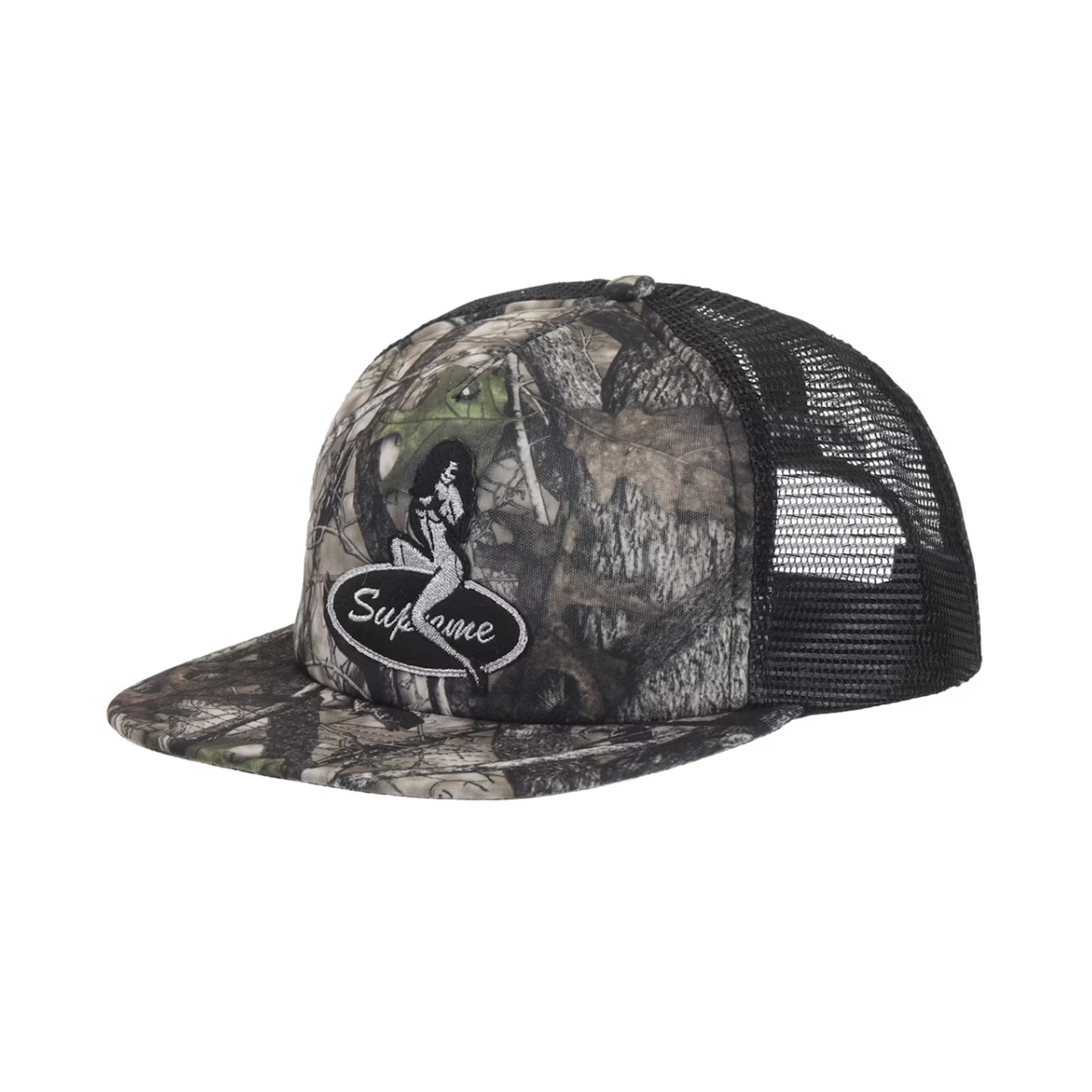 Supreme Pinup Mesh Back 5-Panel Brown Camo