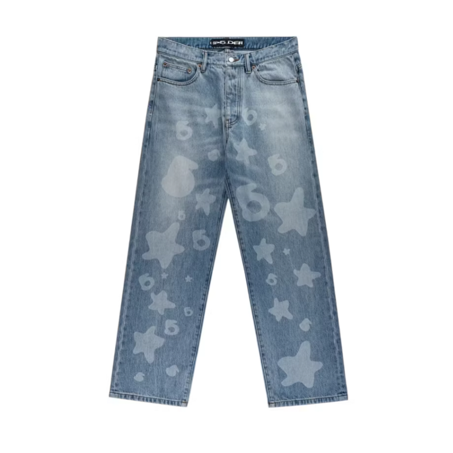 Sp5der Beluga Denim Light Blue Wash