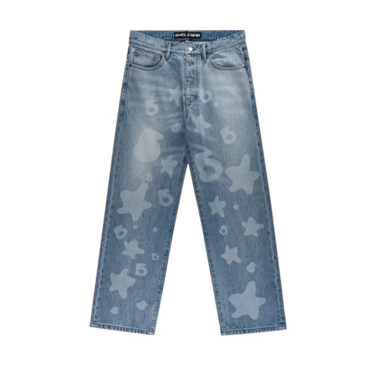 Sp5der Beluga Denim Light Blue Wash