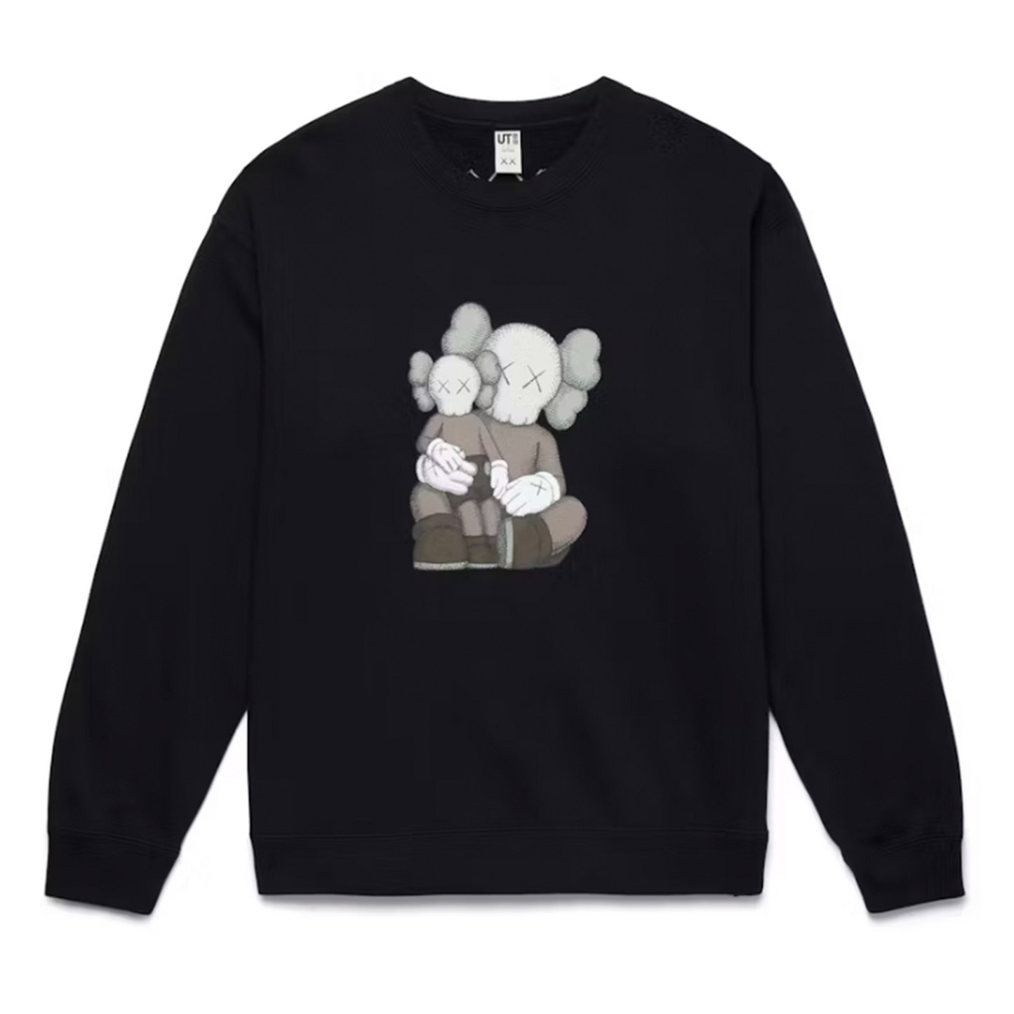 KAWS x Uniqlo Longsleeve Sweatshirt (US Sizing) Black [USED] - XL (Used)