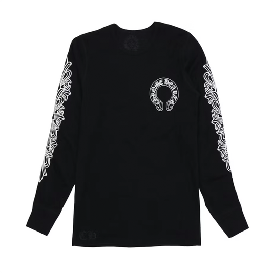 Chrome Hearts Men's Horseshoe Thermal Waffle T-Shirt