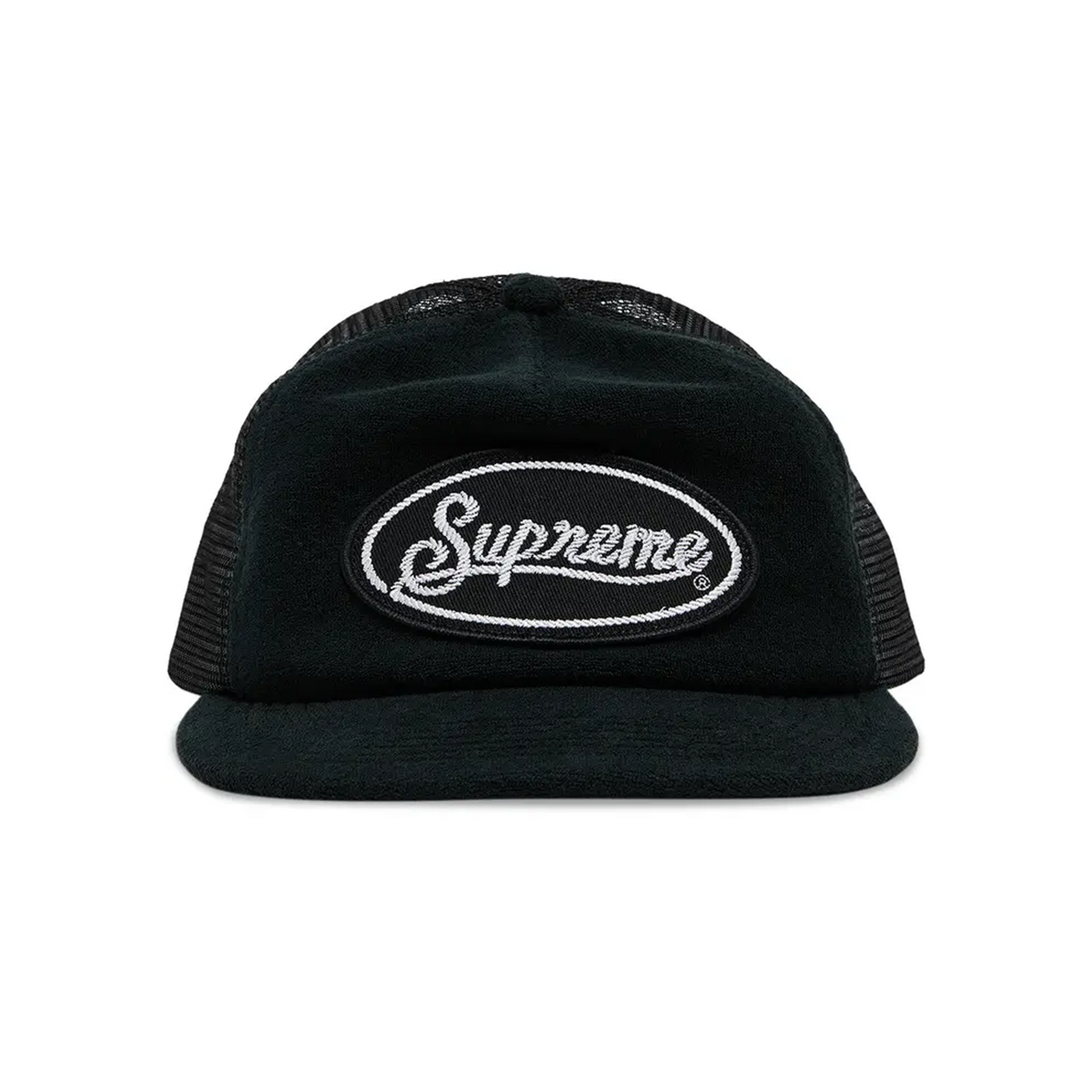 Supreme Terry Mesh Back 5-Panel Black