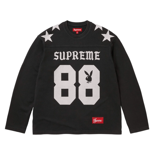 Supreme Playboy L/S Football Top Black