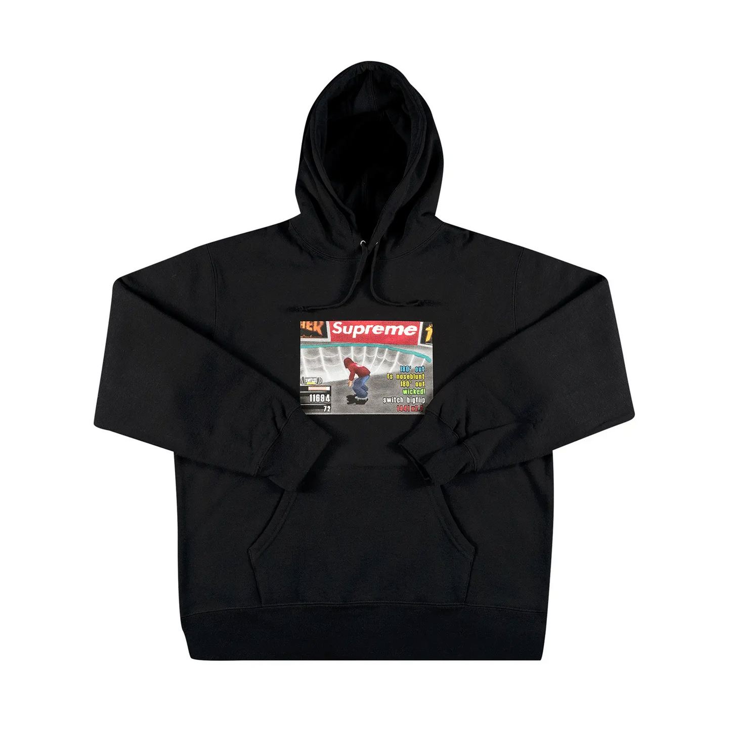 Supreme Thrasher Hooded Sweatshirt Black [USED] - M (Used)