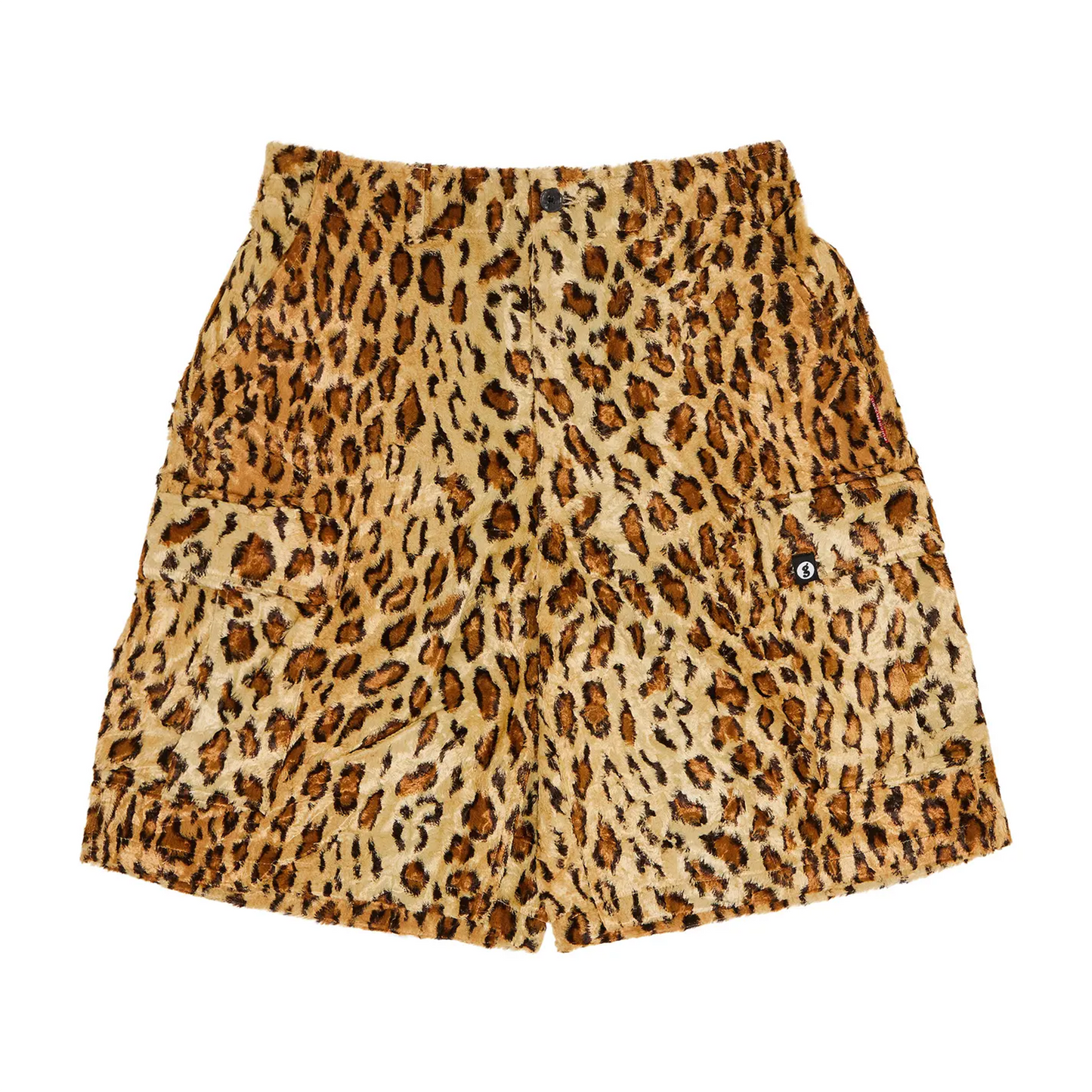 Supreme x Goodenough Crushed Rayon Pile Cargo Short 'Leopard'