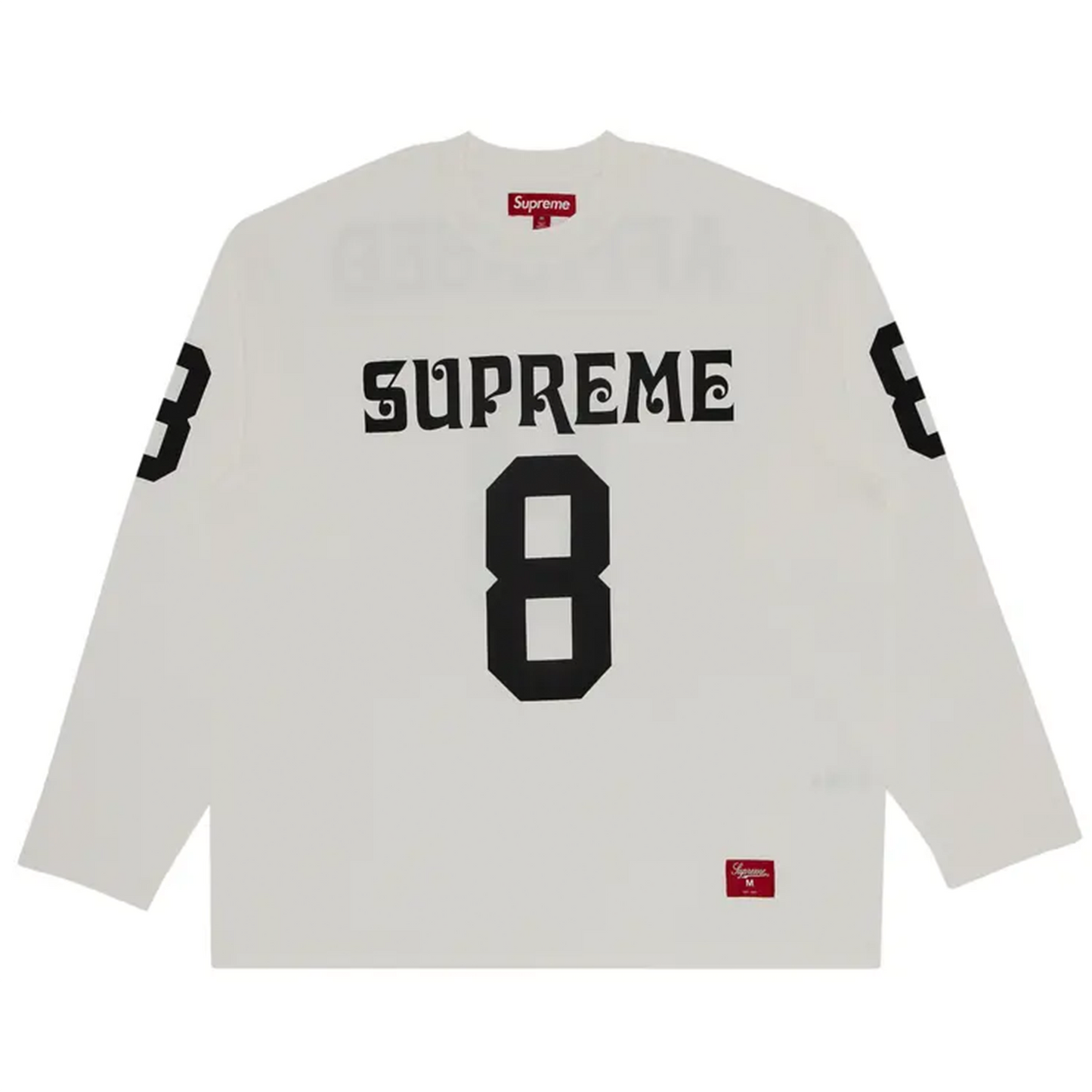 Supreme Affiliated Long-Sleeve Football Top 'White'
