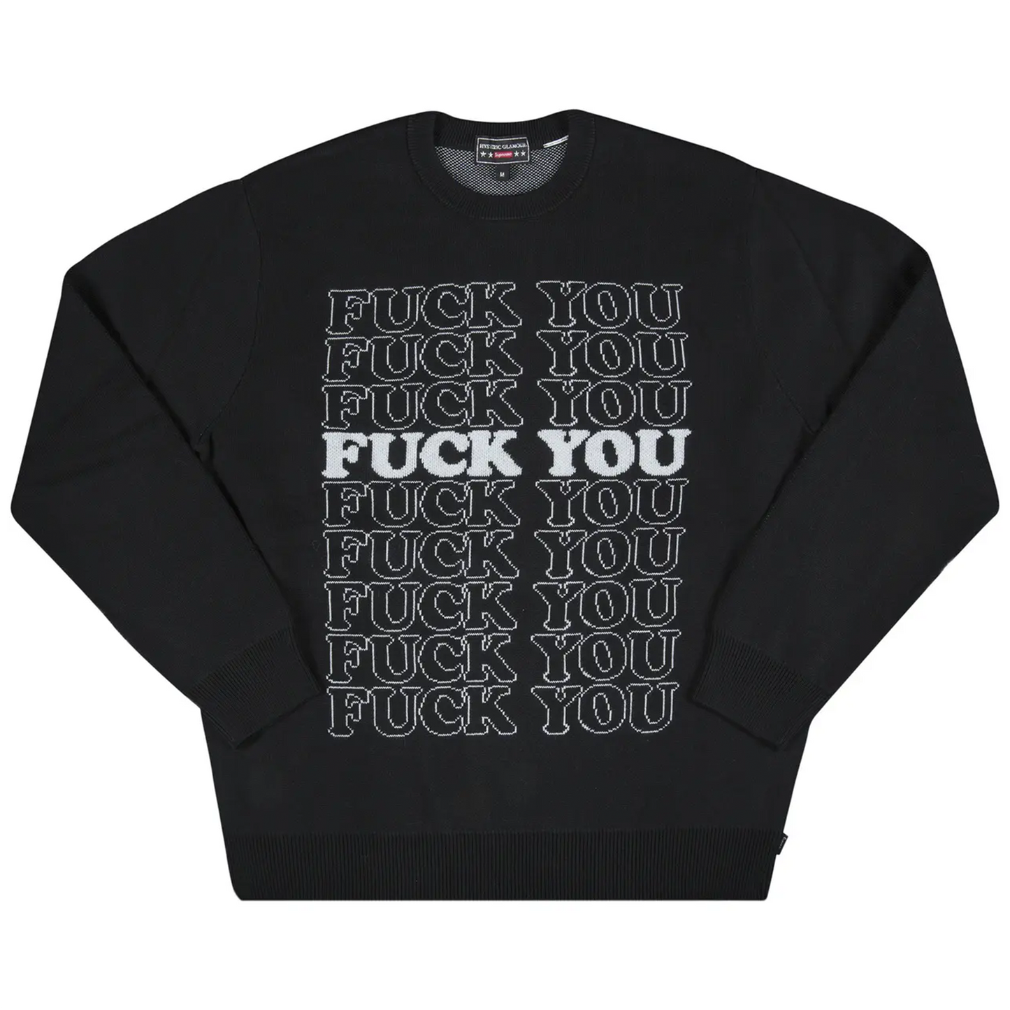 Supreme Hysteric Glamour Fuck You Sweater Black [USED] - L (Used)