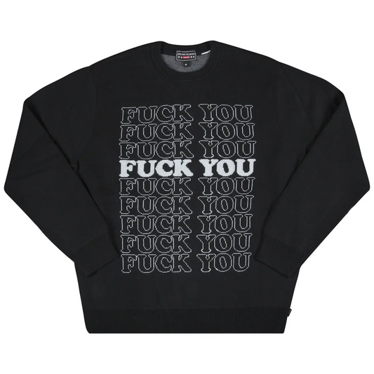 Supreme Hysteric Glamour Fuck You Sweater Black [USED] - L (Used)