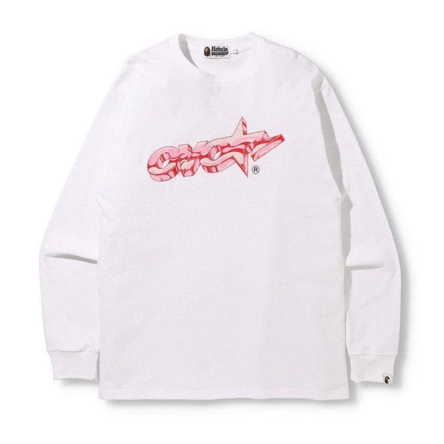 BAPE x OVO L/S T-shirt White [USED] - 3XL (Used)