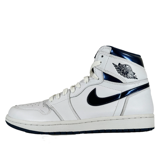 555088 106 Air Jordan 1 Retro High OG Metallic Navy 2016 [USED] - 9.5 (Used)