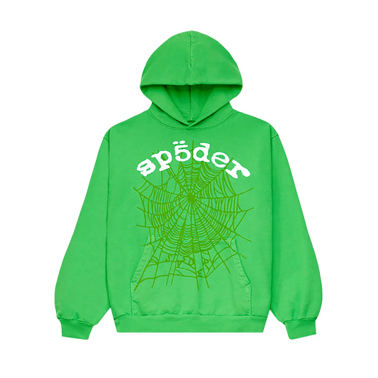Sp5der Legacy Hoodie Green