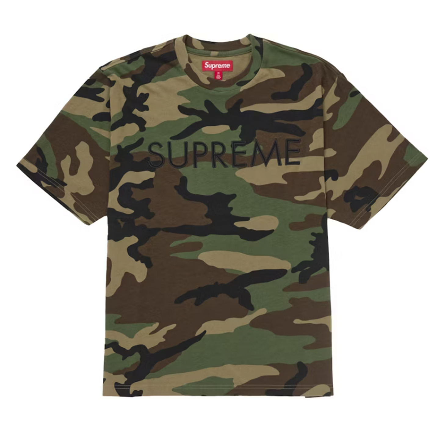 Supreme Capital S/S Top Woodland Camo [USED] - S (Used)
