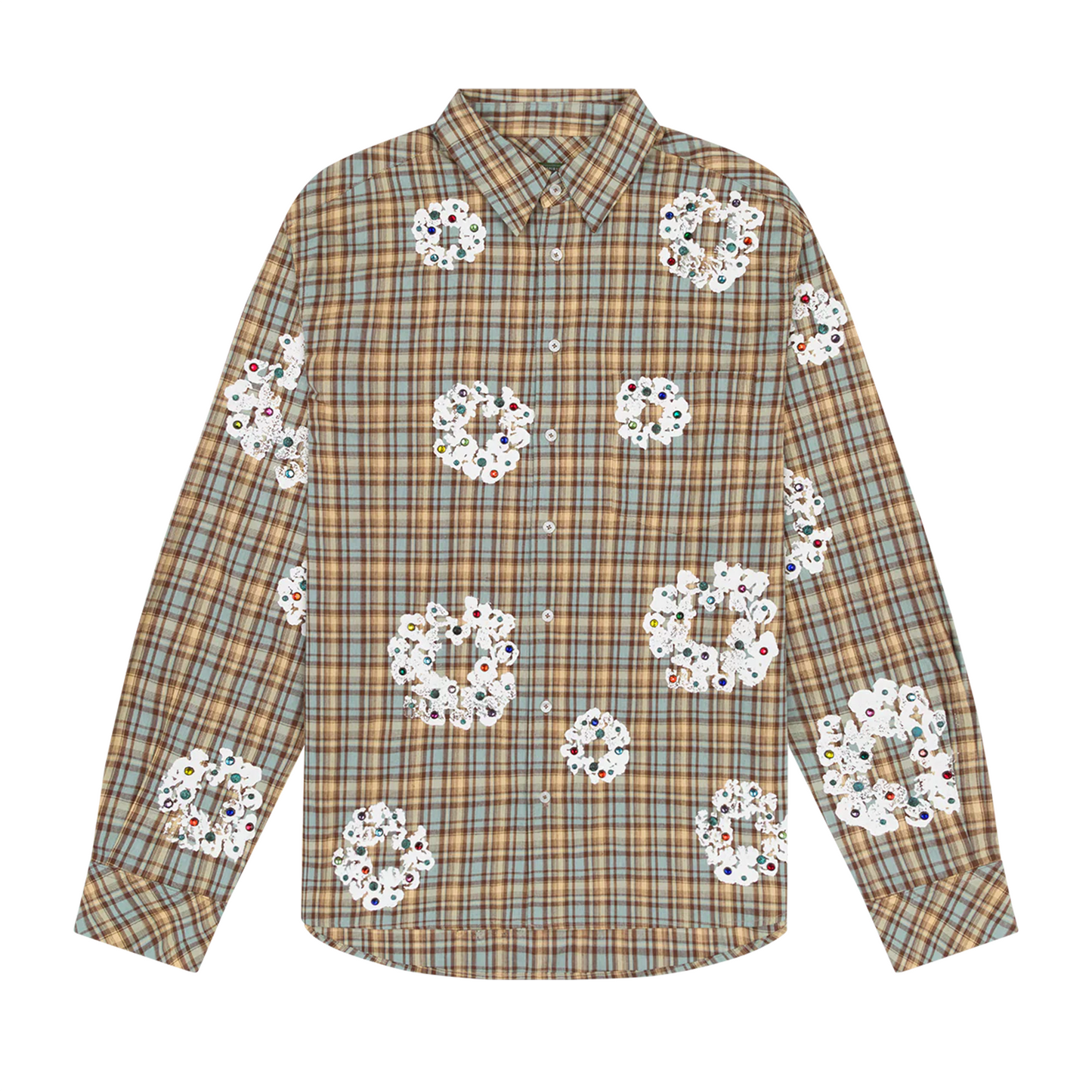 Denim Tears Cotton Wreath Western Button Up