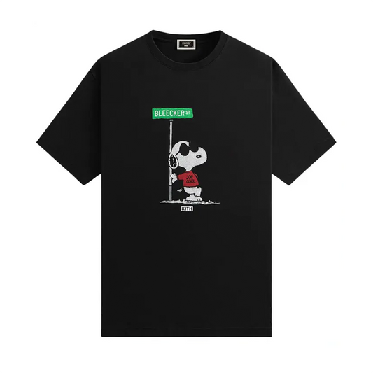 Kith x Peanuts Joe Cool Street Tee Black