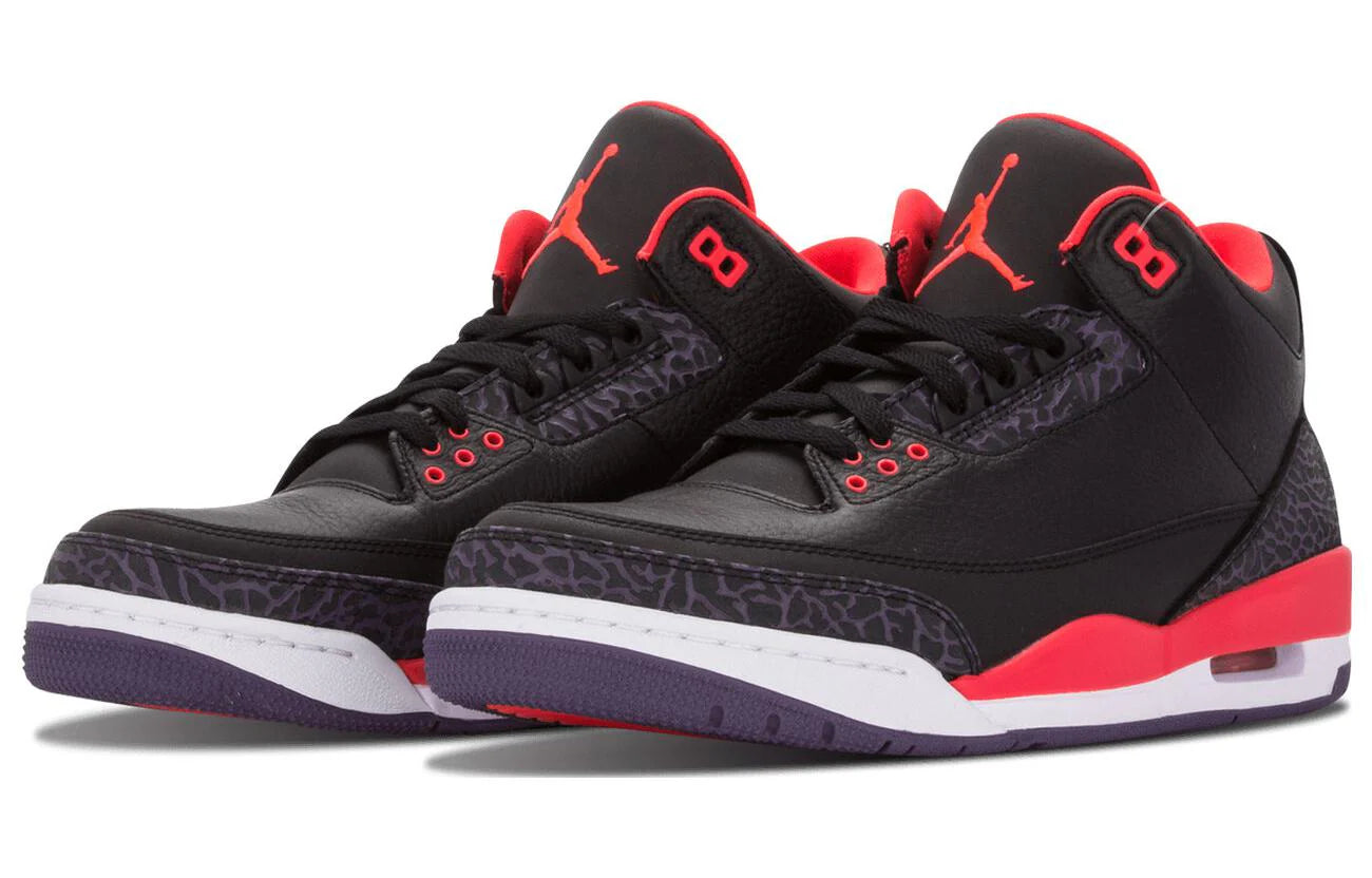 136064 005 Air Jordan 3 Retro Crimson