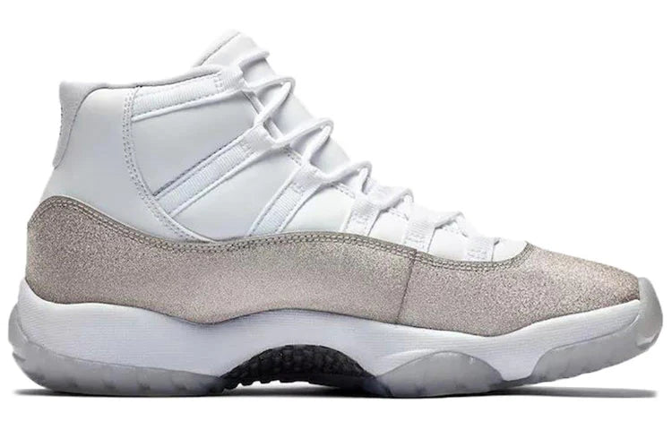 AR0715 100 Air Jordan 11 Retro White Metallic Silver (Women's)